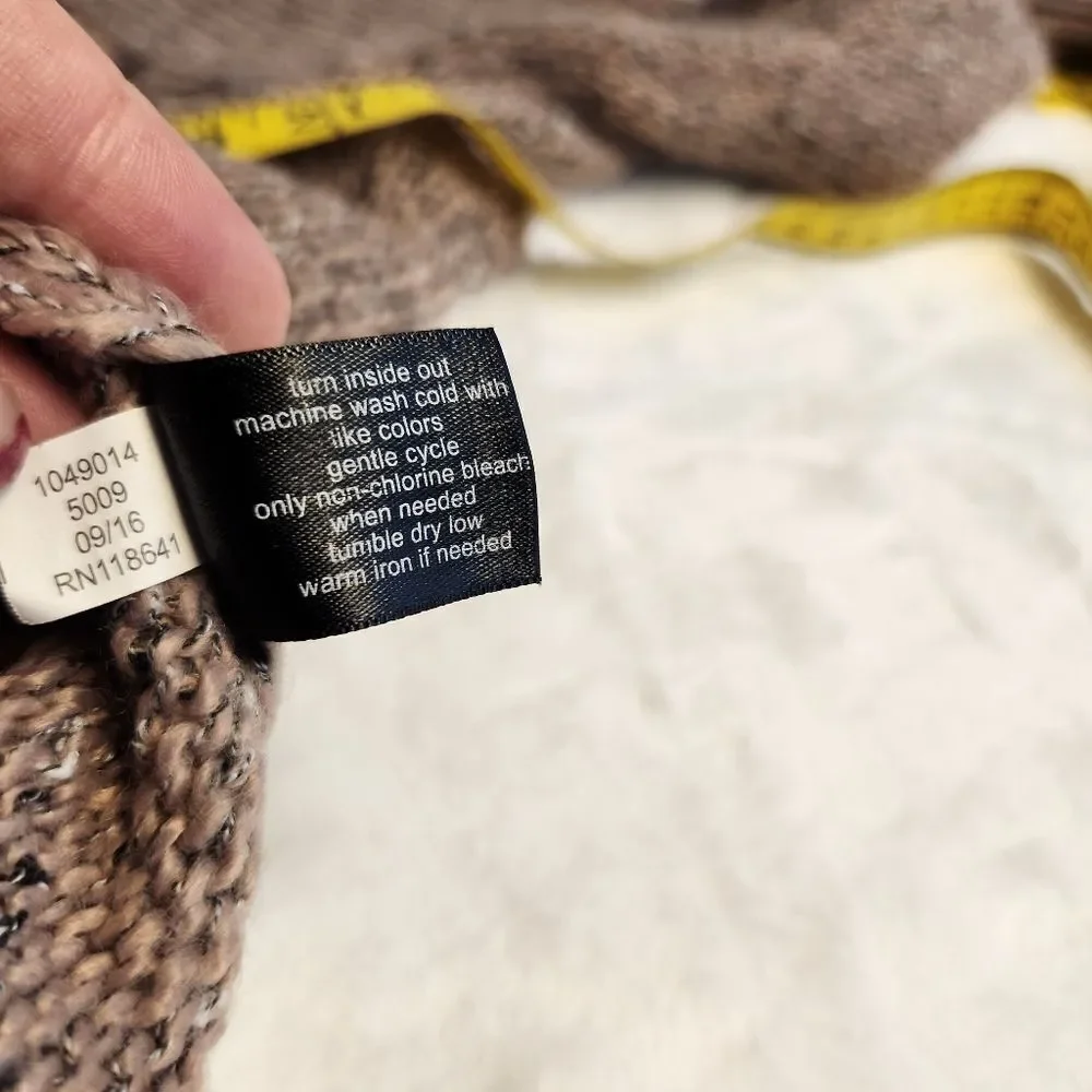 3/$25 Lane Bryant Chunky Knit Mixed Media Sweater Sz 18/20